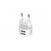 Сетевое зарядное устройство 2 USB 2400mAh + кабель iPhone 5/6/7 BOROFONE BA23A Brilliant dual port charger set