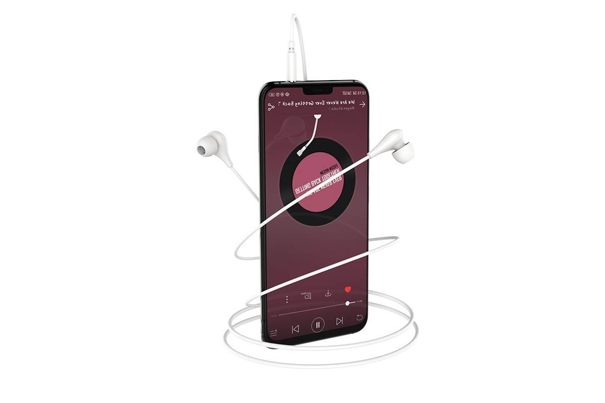 Гарнитура BOROFONE BM24 Milo universal earphones 3.5мм цвет белая