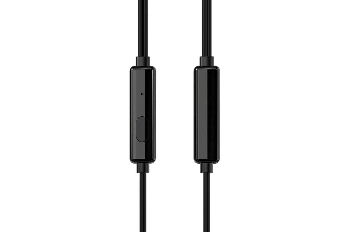 Гарнитура BOROFONE BM28 Tender sound universal earphones 3.5мм цвет черная