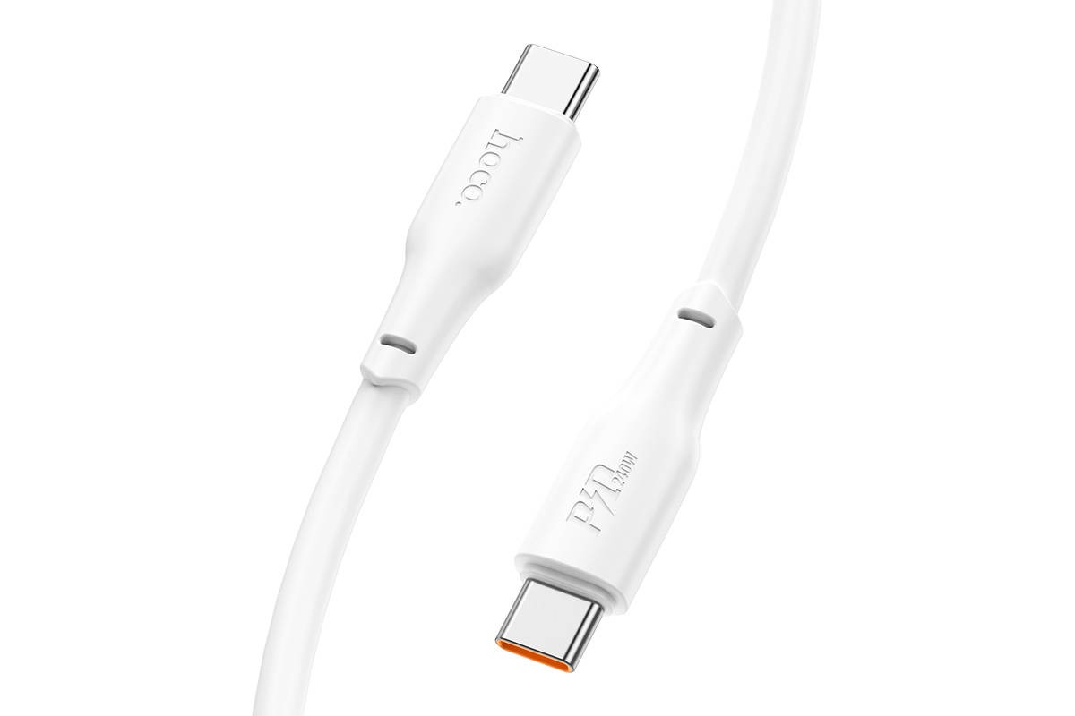 Кабель USB Type-C - USB Type-C HOCO X93 PD240W (белый) 1м