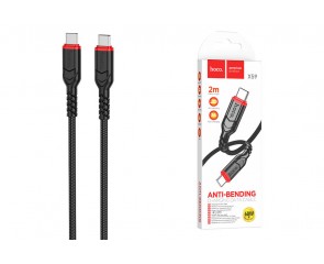 Кабель USB Type-C - USB Type-C HOCO X59 PD60W (черный) 2м