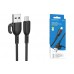 Кабель USB - MicroUSB BOROFONE BX91 2,4A (черный) 1м