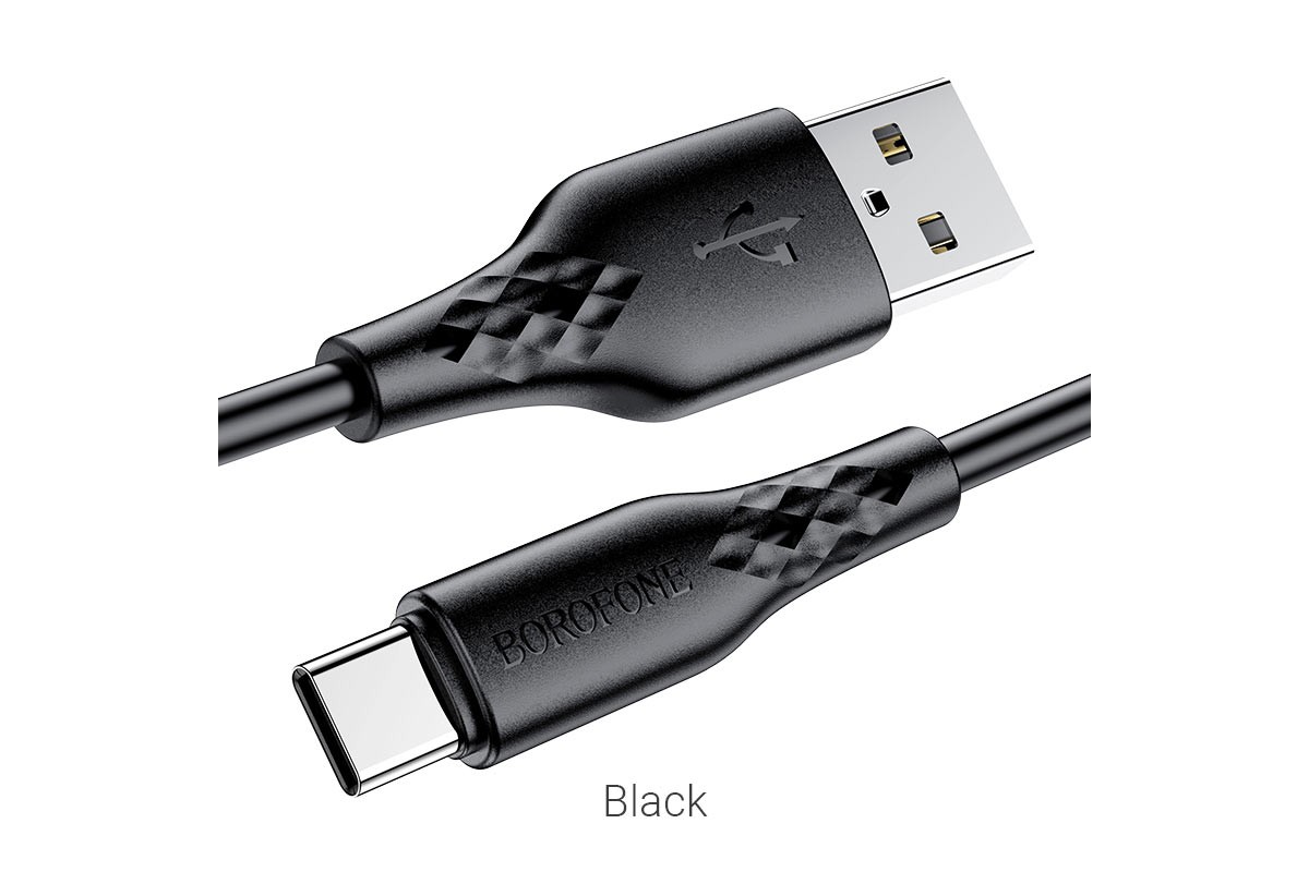 Кабель USB - USB Type-C BOROFONE BX48  черный 1м