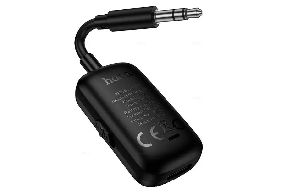 Bluetooth адаптер для автомагнитолы HOCO E151 AUX Graceful (черный)