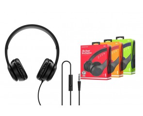 Наушники мониторные проводные BOROFONE BO5 Star sound wired headphones (черный)