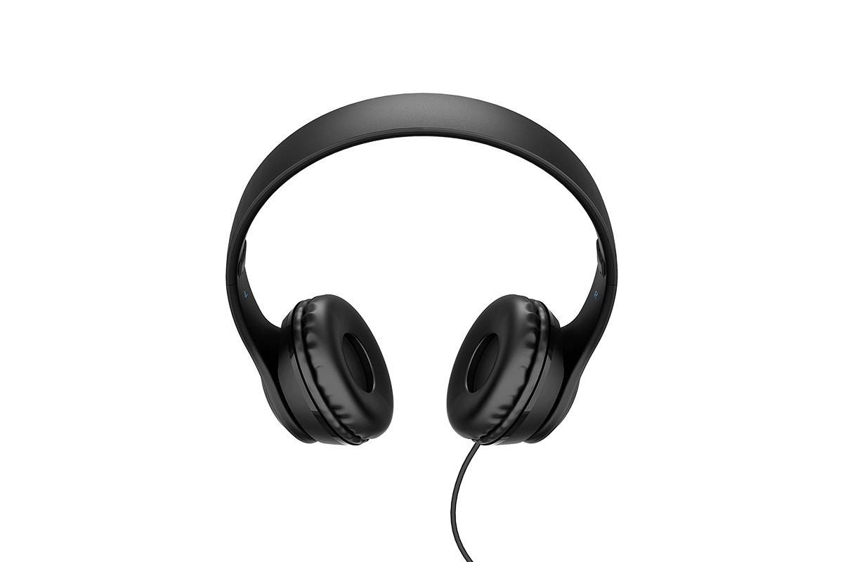 Внешние наушники/гарнитура  BO5 BOROFONE Star sound wired headphones черный