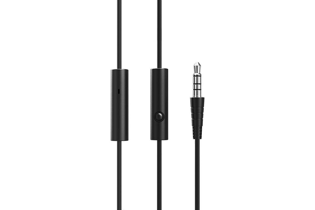 Внешние наушники/гарнитура  BO5 BOROFONE Star sound wired headphones черный