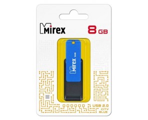 Флешка USB 2.0 Mirex CITY BLUE 8GB (ecopack) Флешка USB 2.0 Mirex CITY BLUE 8GB (ecopack)