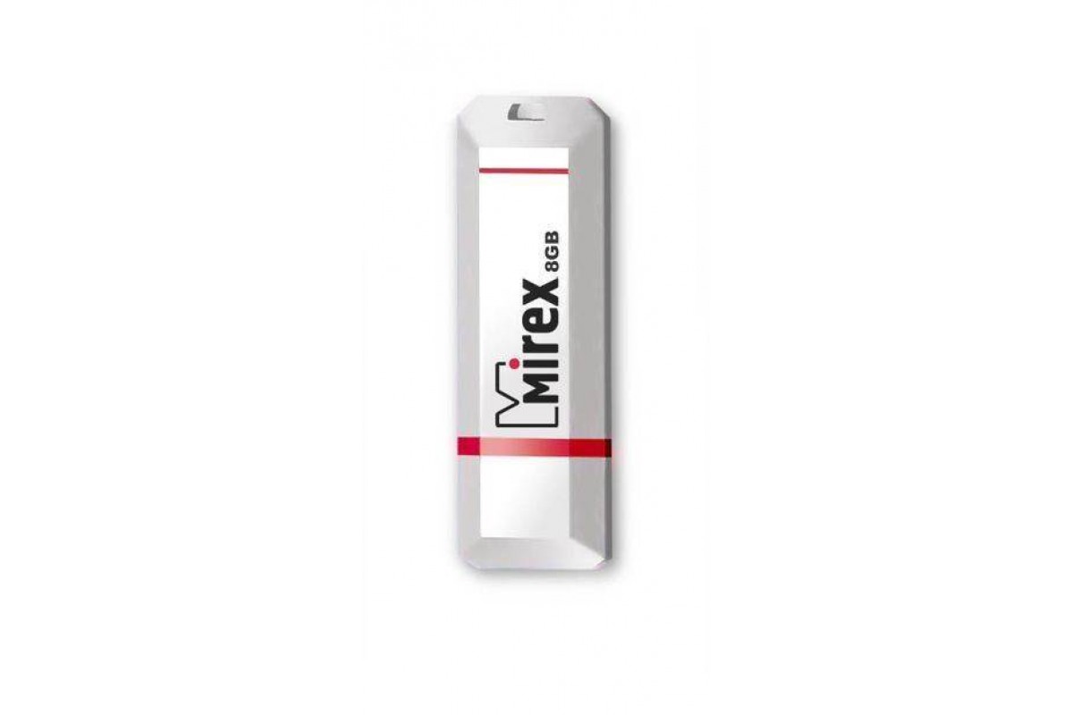 Флешка USB 2.0 Mirex KNIGHT WHITE 8GB (ecopack)
