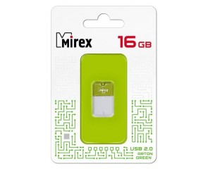 Флешка USB 2.0 Mirex ARTON GREEN 16GB (ecopack) Флешка USB 2.0 Mirex ARTON GREEN 16GB (ecopack)