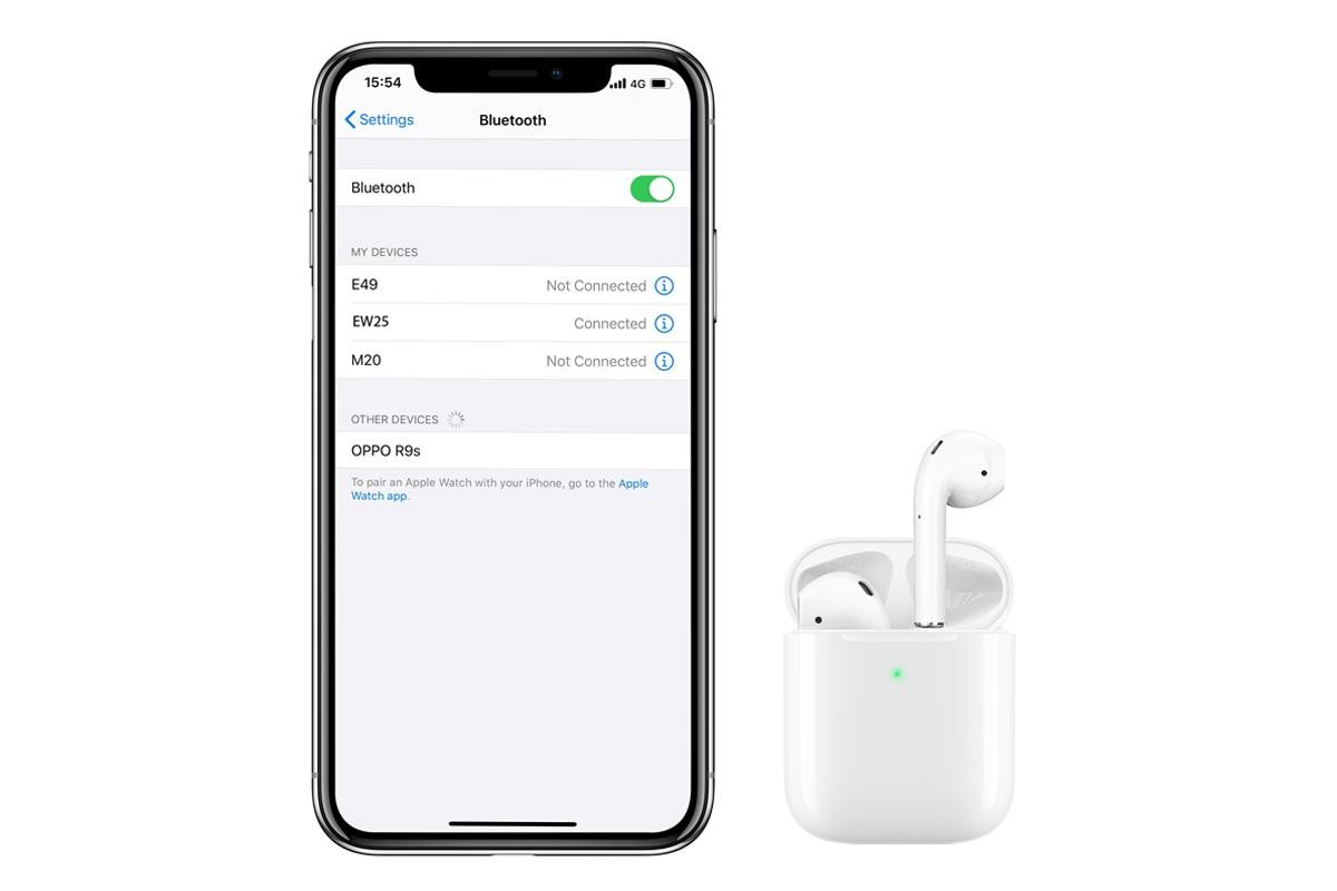 Беспроводные наушники EW25 True wireless stereo headset HOCO белые