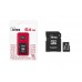 Карта памяти microSDХC MIREX 64 GB UHS-I U1 (class 10) с адаптером