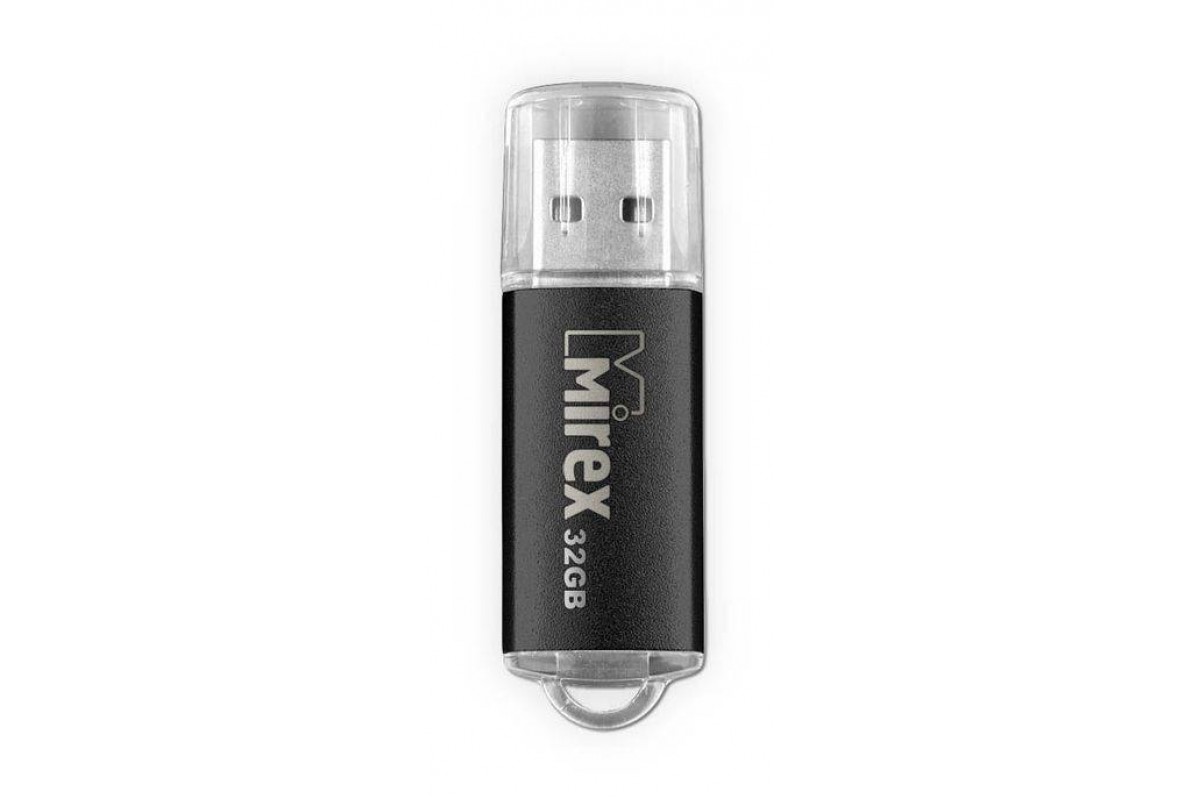 Флешка USB 2.0 Mirex UNIT BLACK 32GB (ecopack)