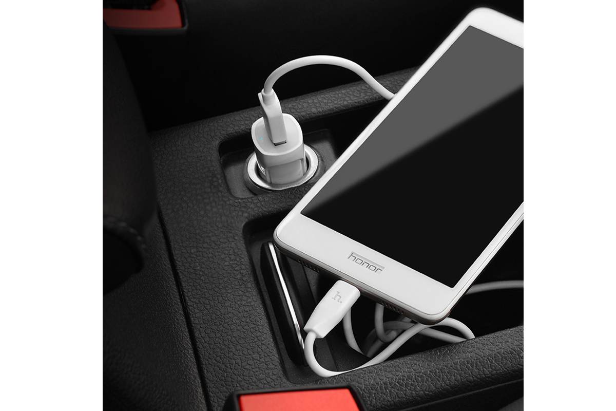 Автомобильное зарядное устройство USB HOCO Z2 single-port car charger