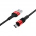 Кабель USB micro USB BOROFONE BX21 Outstanding charging data cable (красный) 1 метр