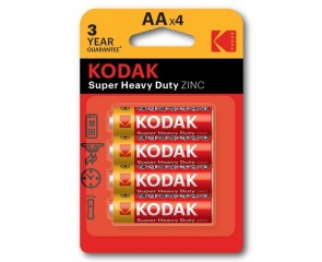 Батарейка солевая Kodak R6/316 AA BL4 (цена за блистер 4 шт)