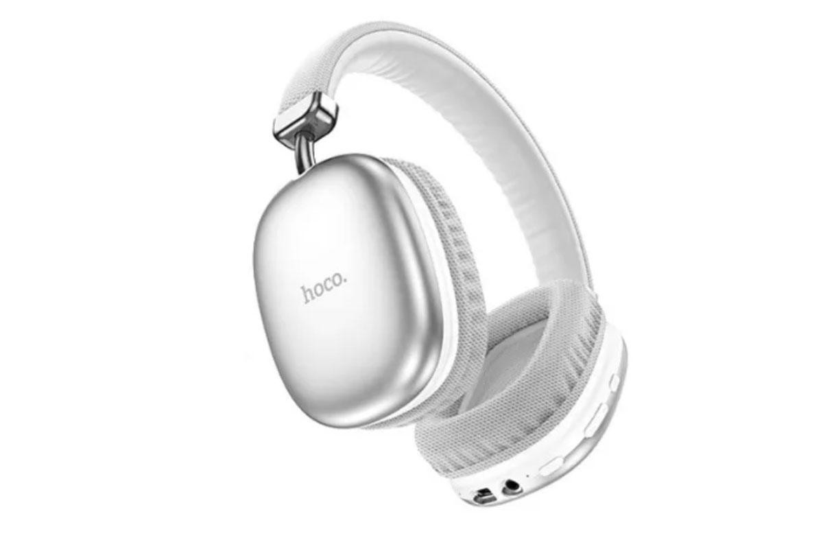 Беспроводные внешние наушники HOCO W35 wireless headphones серебристый