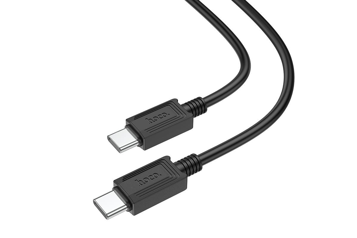 Кабель USB Type-C - USB Type-C HOCO X73 PD60W черный 1 м
