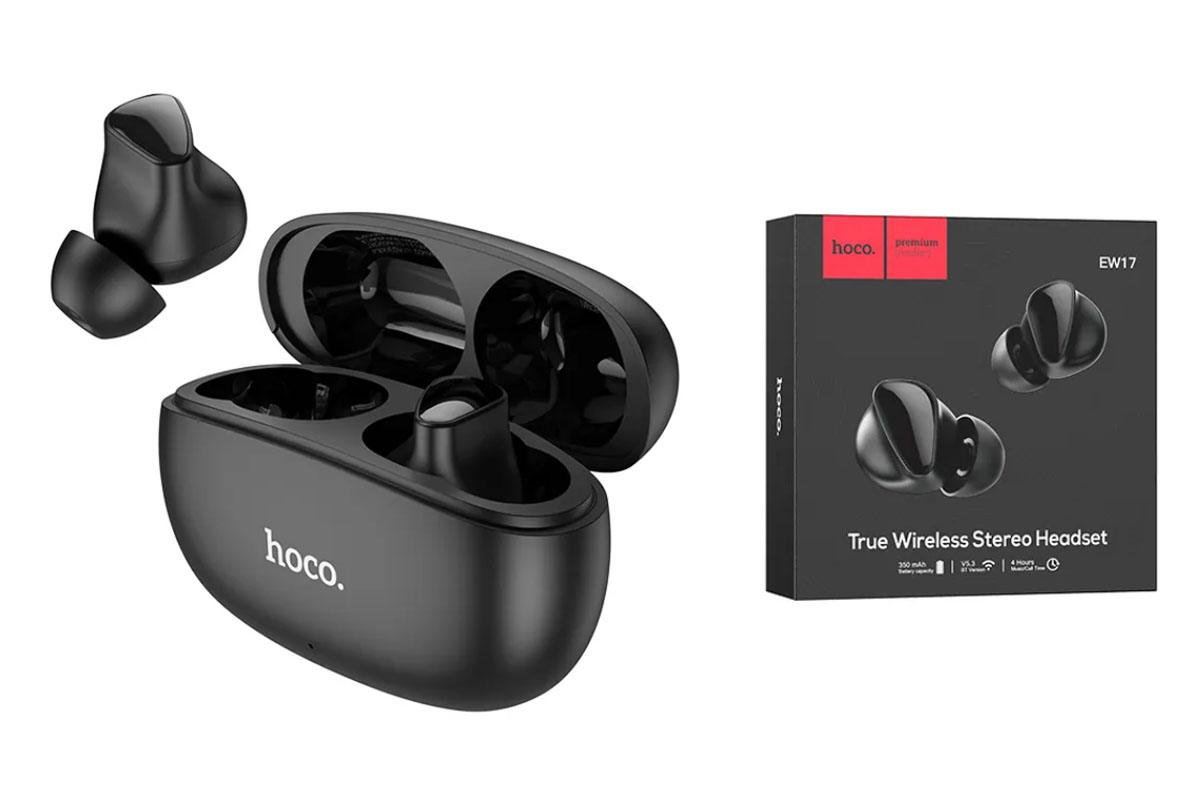Беспроводные наушники EW17 Amusement TWS headset  HOCO черные