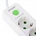 Сетевой фильтр Amper удлинитель, 2,0м, 5 розеток, 3*0,75мм, 10А, 2500 Вт, 3usb, белый.