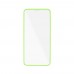 Защитное стекло дисплея iPhone 13/13 Pro (6.1)  прозрачное со светящейся зеленой рамкой
