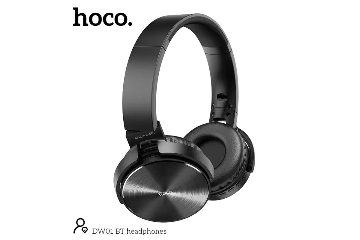 Беспроводные внешние наушники HOCO DW01 wireless headphones черный