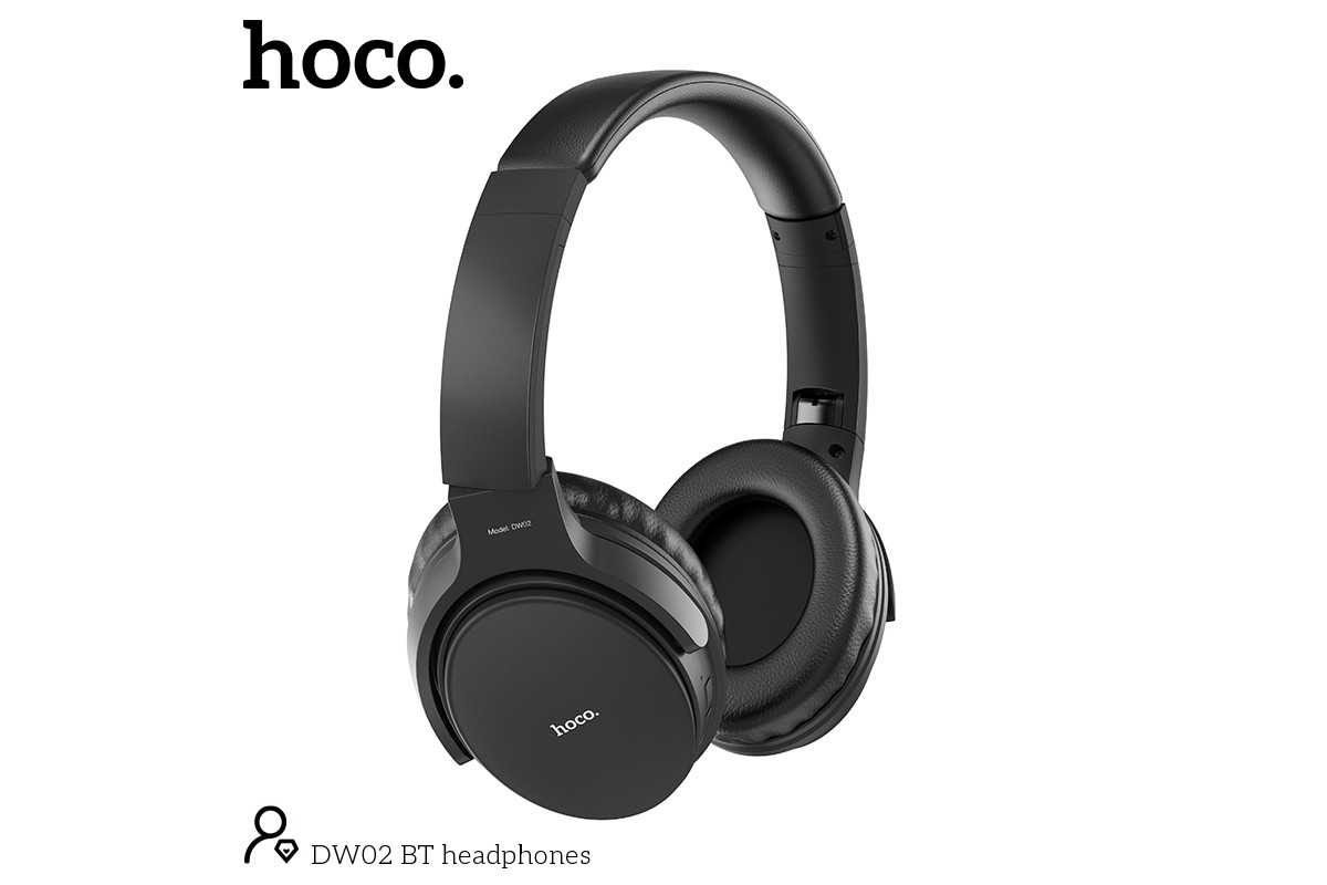 Беспроводные внешние наушники HOCO DW02 wireless headphones черный