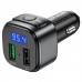 USB MP3 плеер +FM трансмиттер с диспл. HOCO E57 Fighter QC3.0 car BT FM transmitter