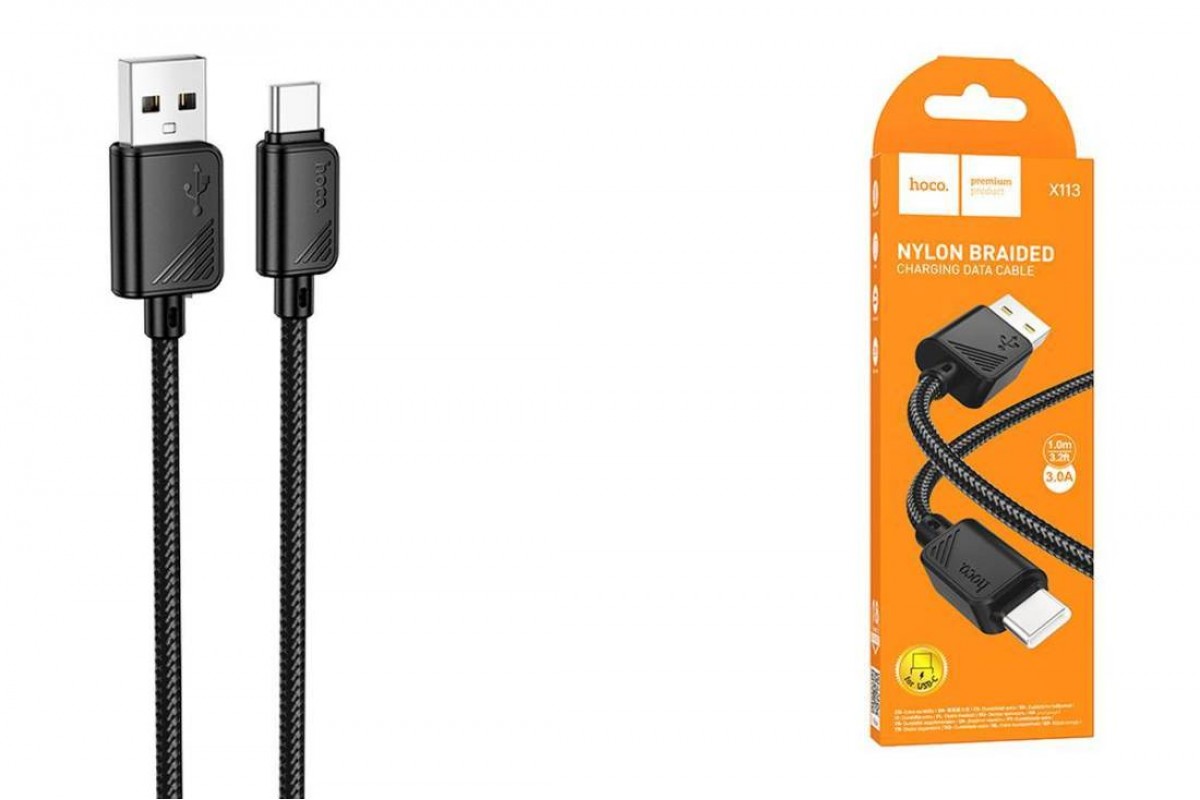Кабель USB - USB Type-C HOCO X113 (черный) 1м