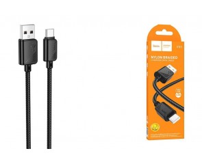 Кабель USB - USB Type-C HOCO X113 (черный) 1м