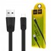 Кабель USB micro USB HOCO X9 Premium (черный) плоский 1 метр