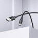 Кабель USB BOROFONE BX54 Ultra bright charging data cable for Type-C (черный) 1 метр