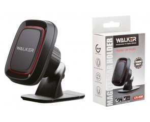 Держатель автомобильный для телефона WALKER CX-008 магнитный на панель, черный