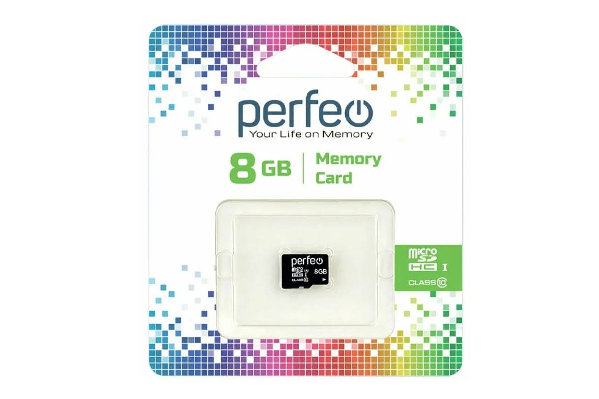 Карта памяти microSDHC Perfeo 8GB High-Capacity (Class 10) без адаптера