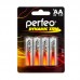 Батарея солевая Perfeo R6 AA/4BL Dynamic Zinc блистер цена за 4 шт