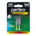 Аккумулятор Ni-MH Perfeo AAA 800mAh/2BL (Картонный блистер, цена за 2 штуки)