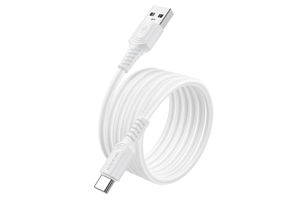 Кабель USB - USB Type-C BOROFONE BX116, (белый) 1м