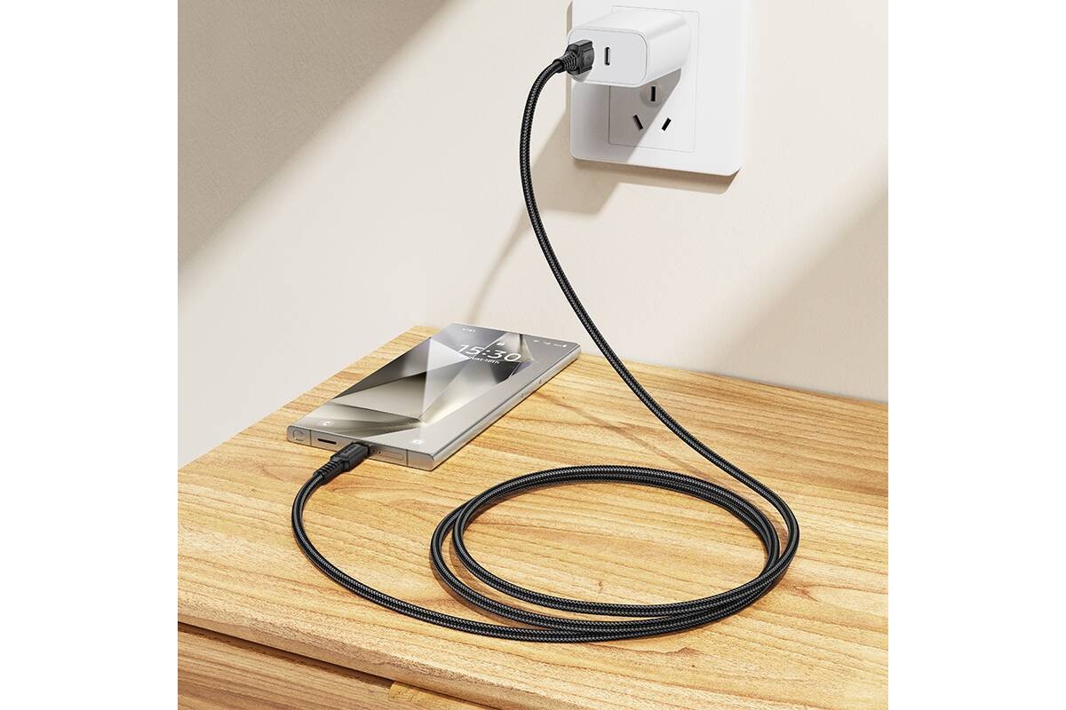 Кабель USB - USB Type-C BOROFONE BX116, (белый) 1м