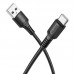 Кабель USB - USB Type-C BOROFONE BX116 (черный) 1м