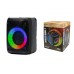 Perfeo Bluetooth-колонка "DISCO RING" 3" LED, FM, MP3 USB/microSD, AUX, TWS, MIC, 10Вт, черная