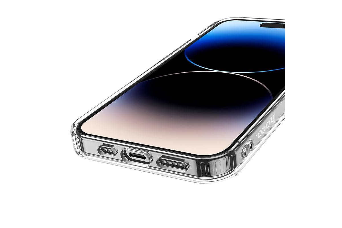Чехол для iPhone 14 Pro Max (6.7) HOCO Magnetic series тонкий прозрачный