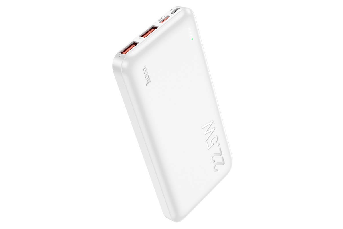 Универсальный дополнительный аккумулятор Power Bank HOCO J101 Astute PD22.5W (10000 mAh) белый