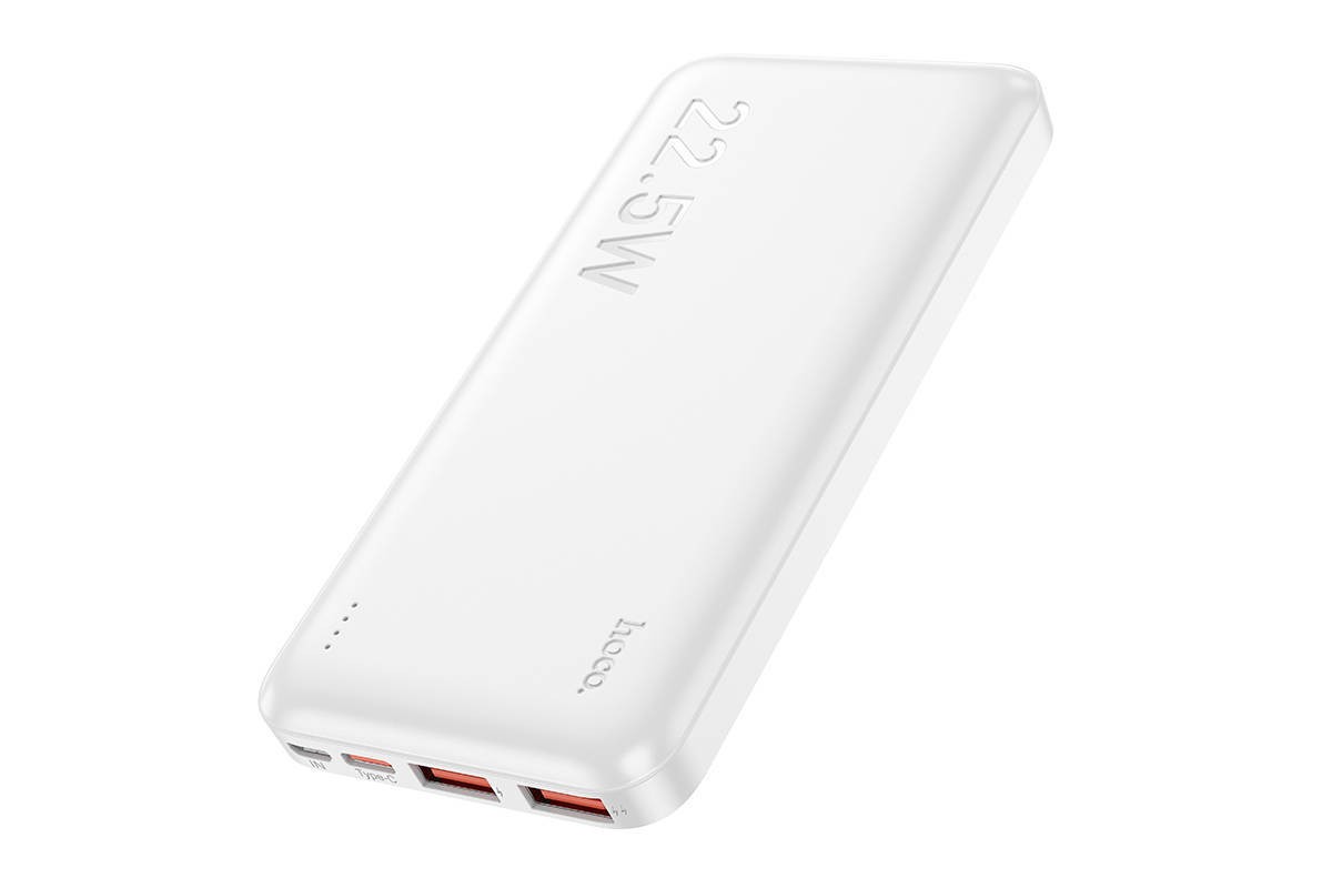Универсальный дополнительный аккумулятор Power Bank HOCO J101 Astute PD22.5W (10000 mAh) белый
