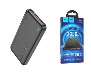 Универсальный дополнительный аккумулятор Power Bank HOCO J101 Astute PD22.5W (10000 mAh) (черный)