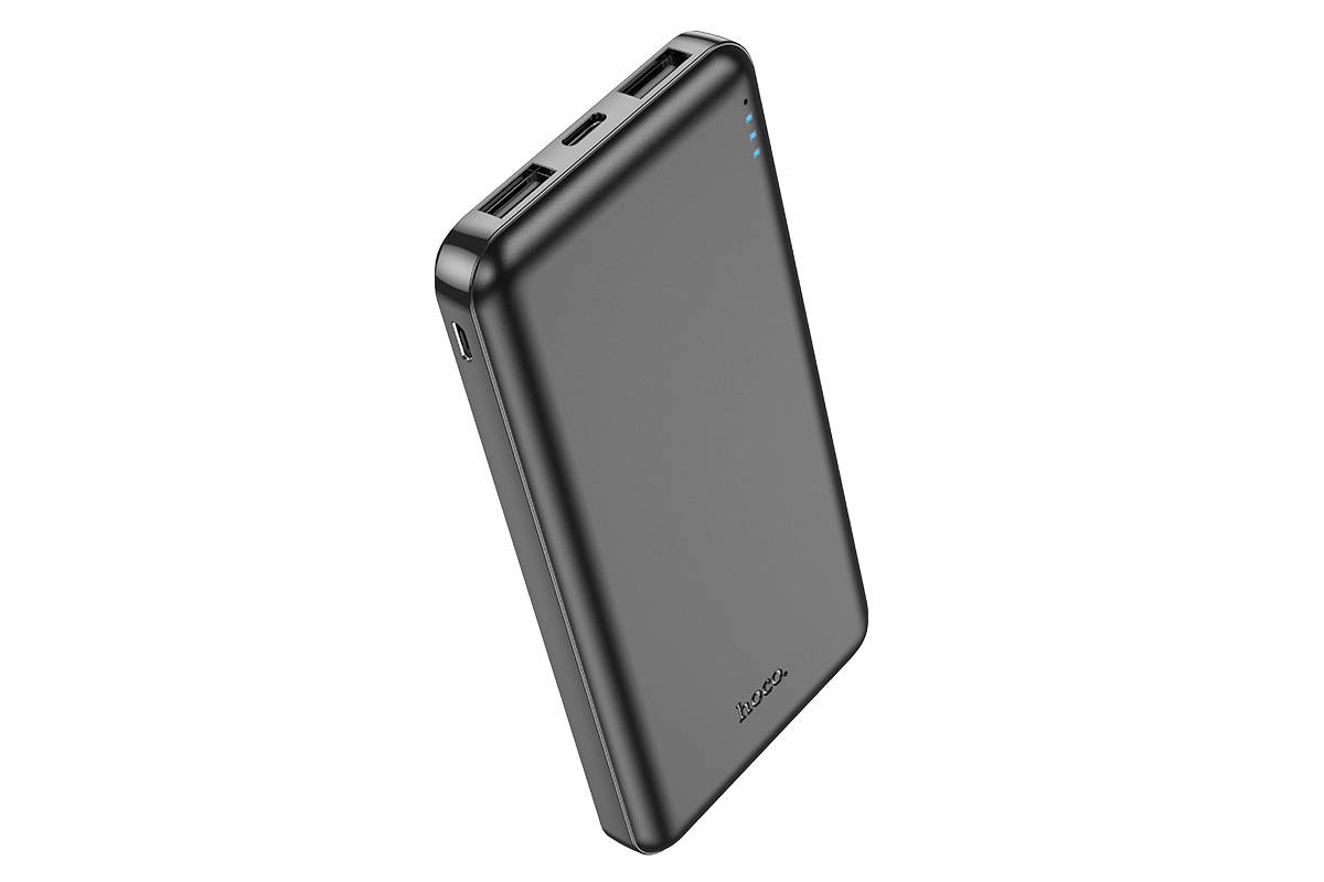 Универсальный дополнительный аккумулятор Power Bank HOCO J100 (10000 mAh) черный