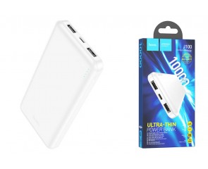 Универсальный дополнительный аккумулятор Power Bank HOCO J100 (10000 mAh) (белый)