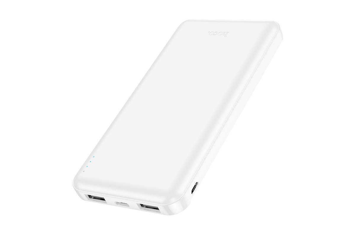 Универсальный дополнительный аккумулятор Power Bank HOCO J100 (10000 mAh) белый