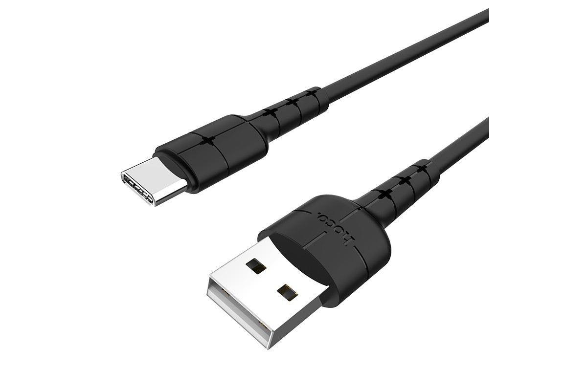 Кабель USB HOCO X30 Star charging data cable for Type-C (черный) 1 метр
