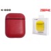 Чехол для наушников K-DOO LUXCRAFT+ AirPods 1/2 (Red)