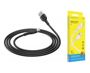 Кабель USB - USB Type-C BOROFONE BX51, 3A (черный) 1м